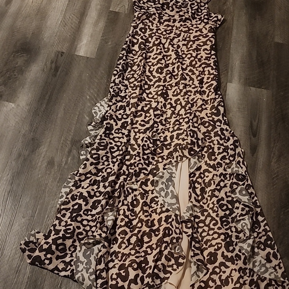 NICHOLAS KAMILA RUFFLE COWL NECK DRESS SIZE 8 - Picture 5 of 8